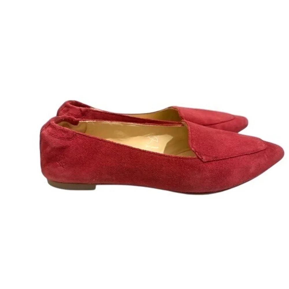 Hush Puppies Burgundy Suede Pointed Toe Flats‎ Womens Shoes NWOT Size 11